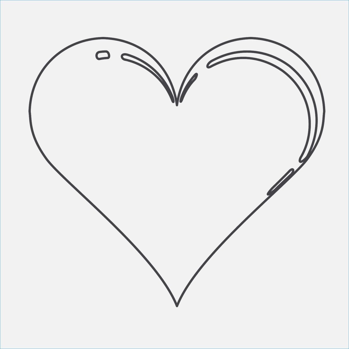 Сердце картинка раскраска