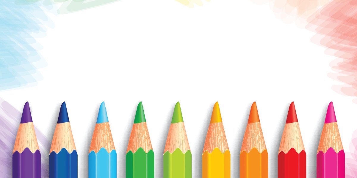 Фон карандаши цветные