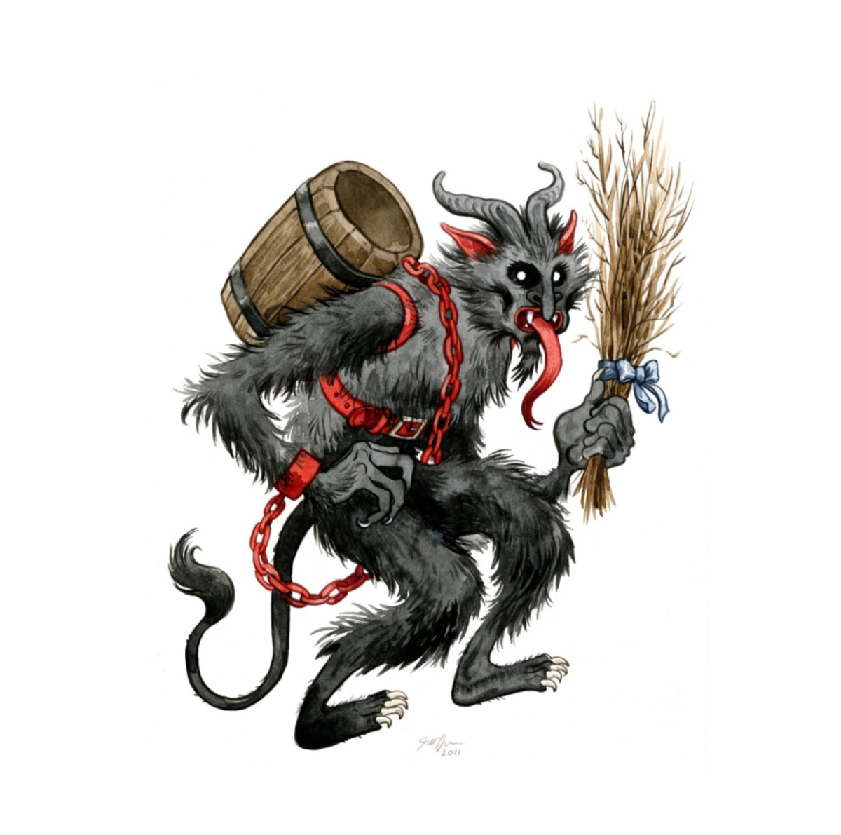 Санта Крампус мифология