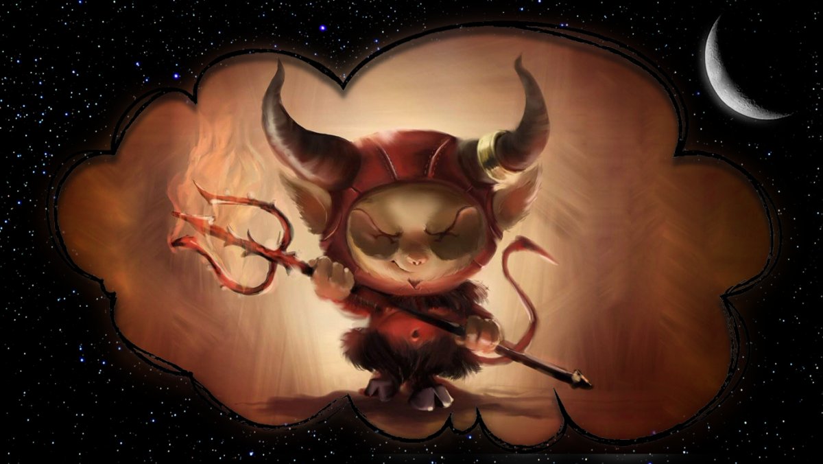 Чертик рисунок