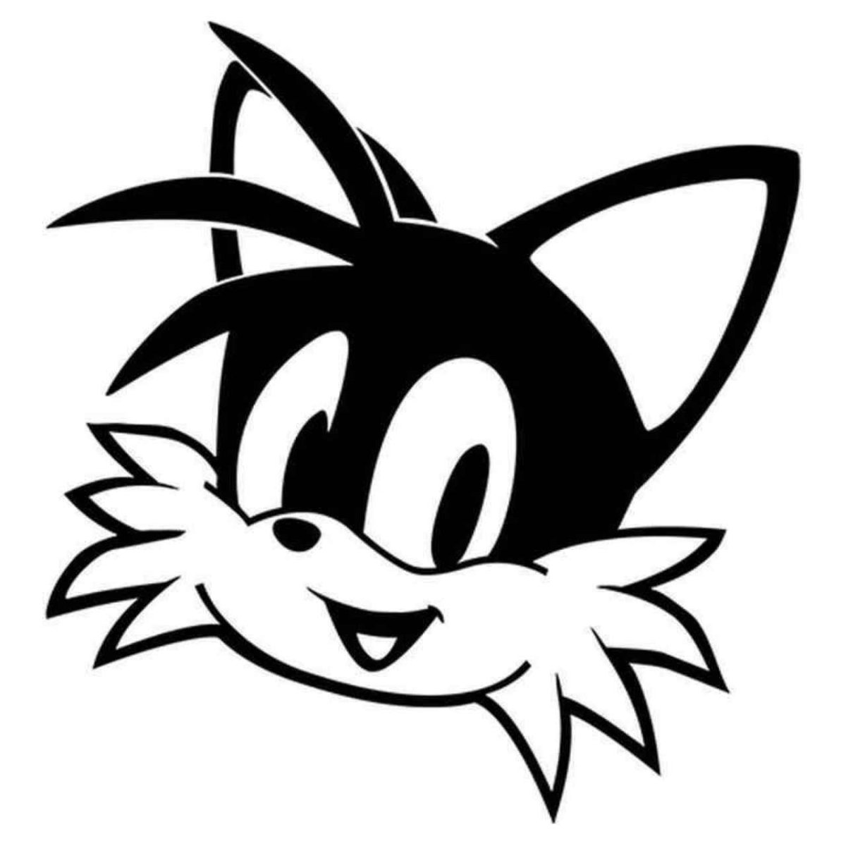Соник раскраска Соник
