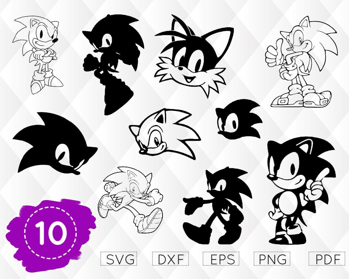 Соник Икс тату эскиз