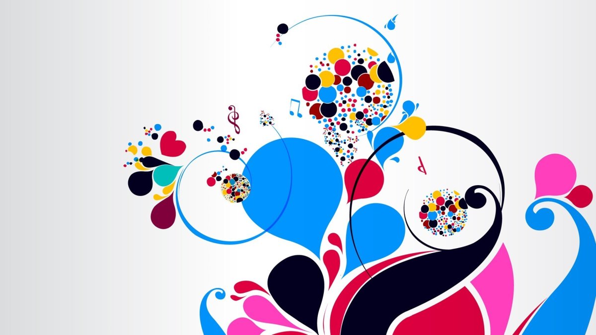 Разноцветные абстрактные узоры