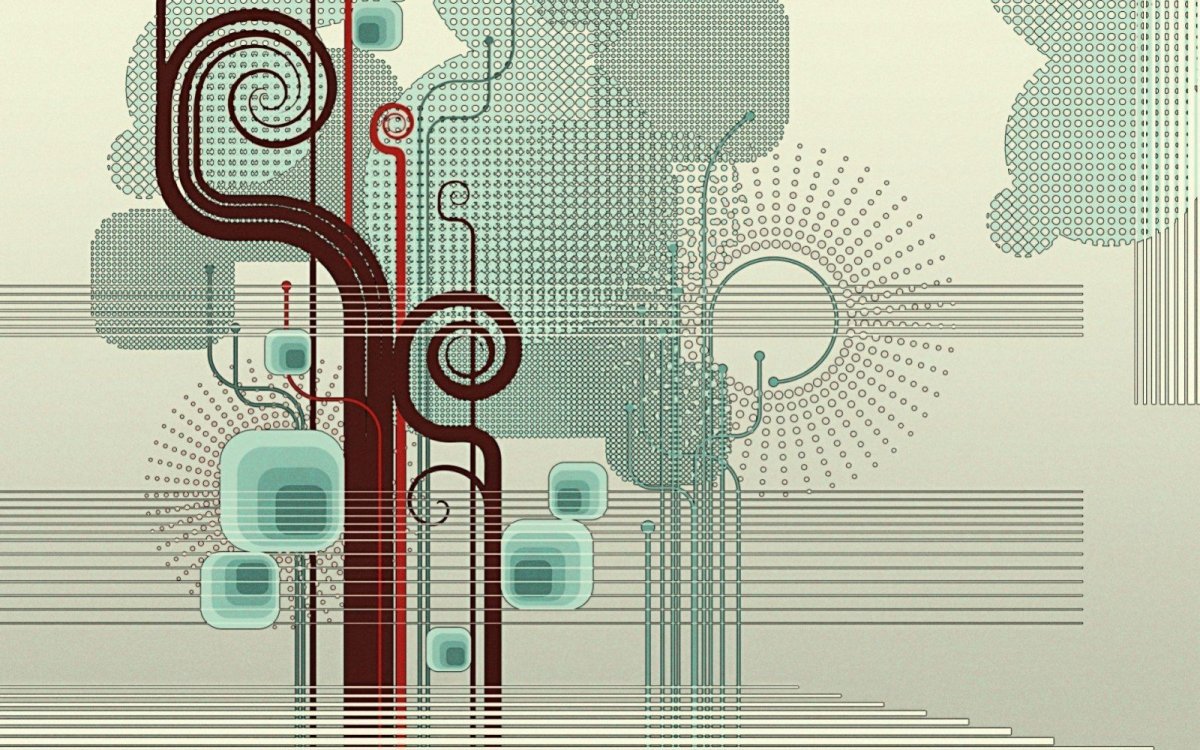 Фон с графическими элементами