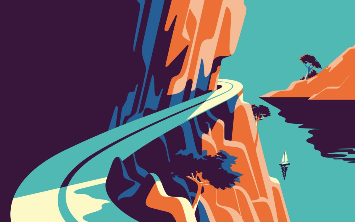 Флэт стиль в иллюстрации