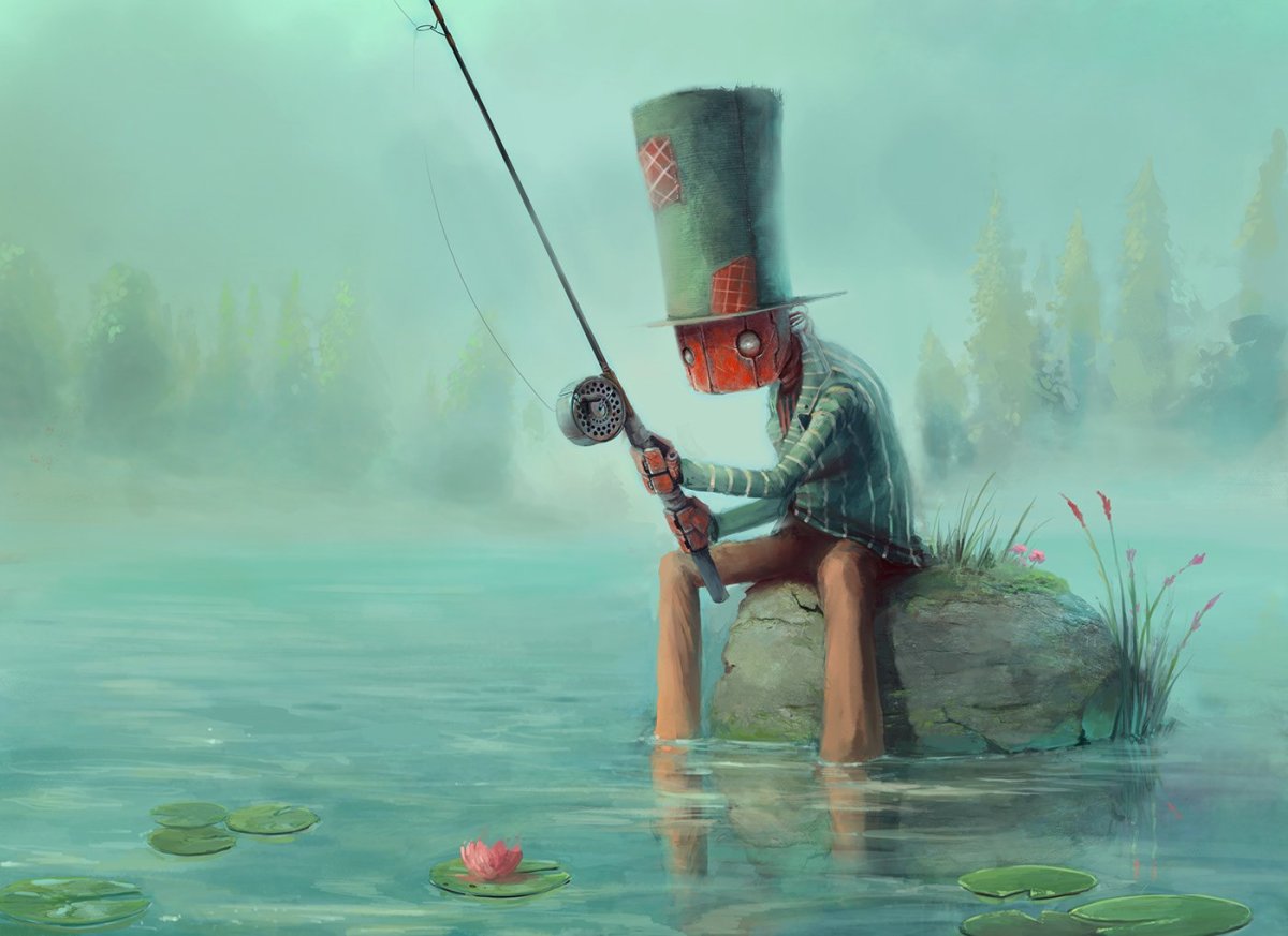 Рыбалка арты