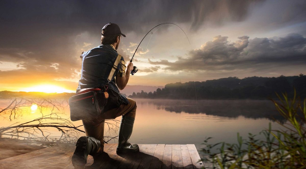 Мужик с удочкой