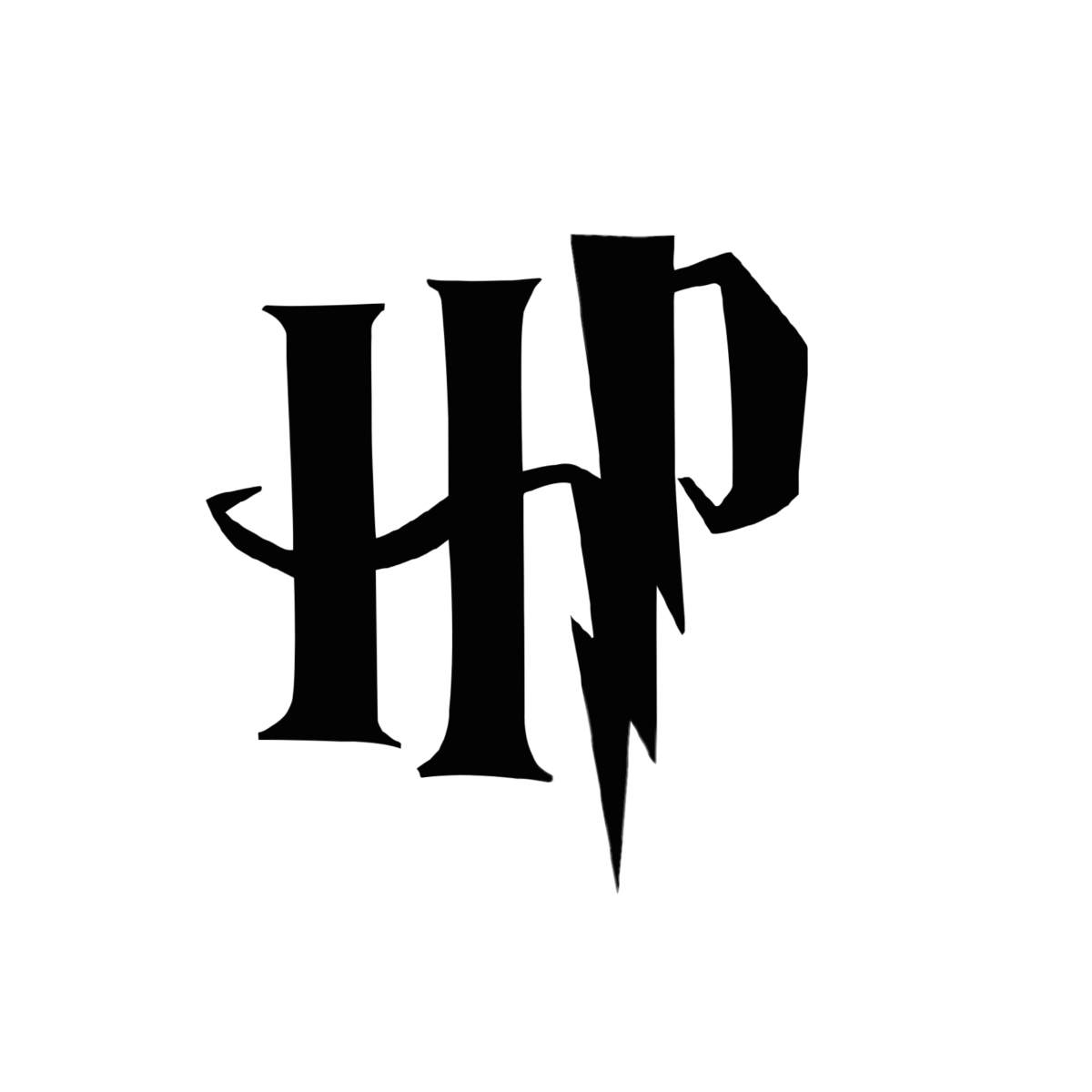 Буквы НР из Гарри Поттера