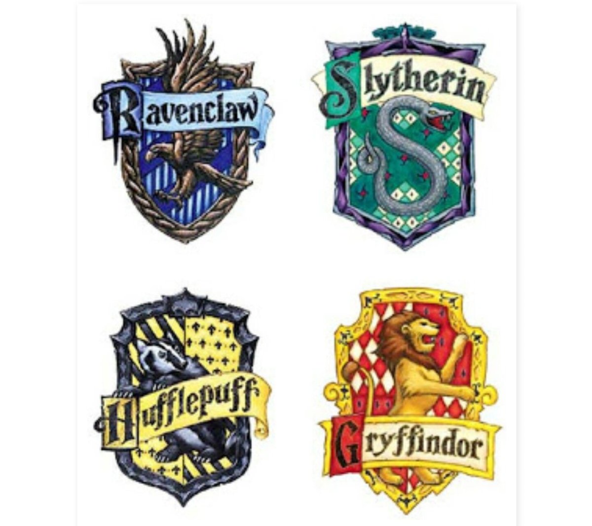 Хогвартс факультеты гербы