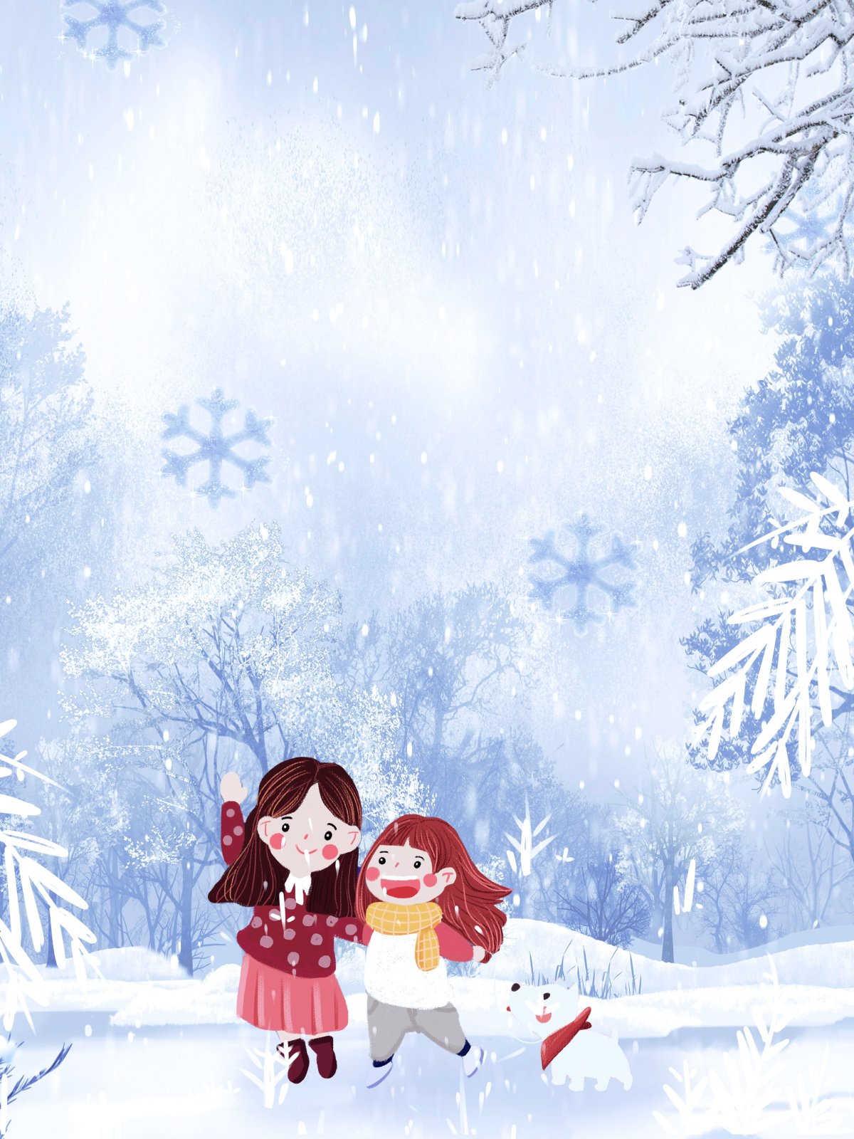 Зимняя фотосессия детей