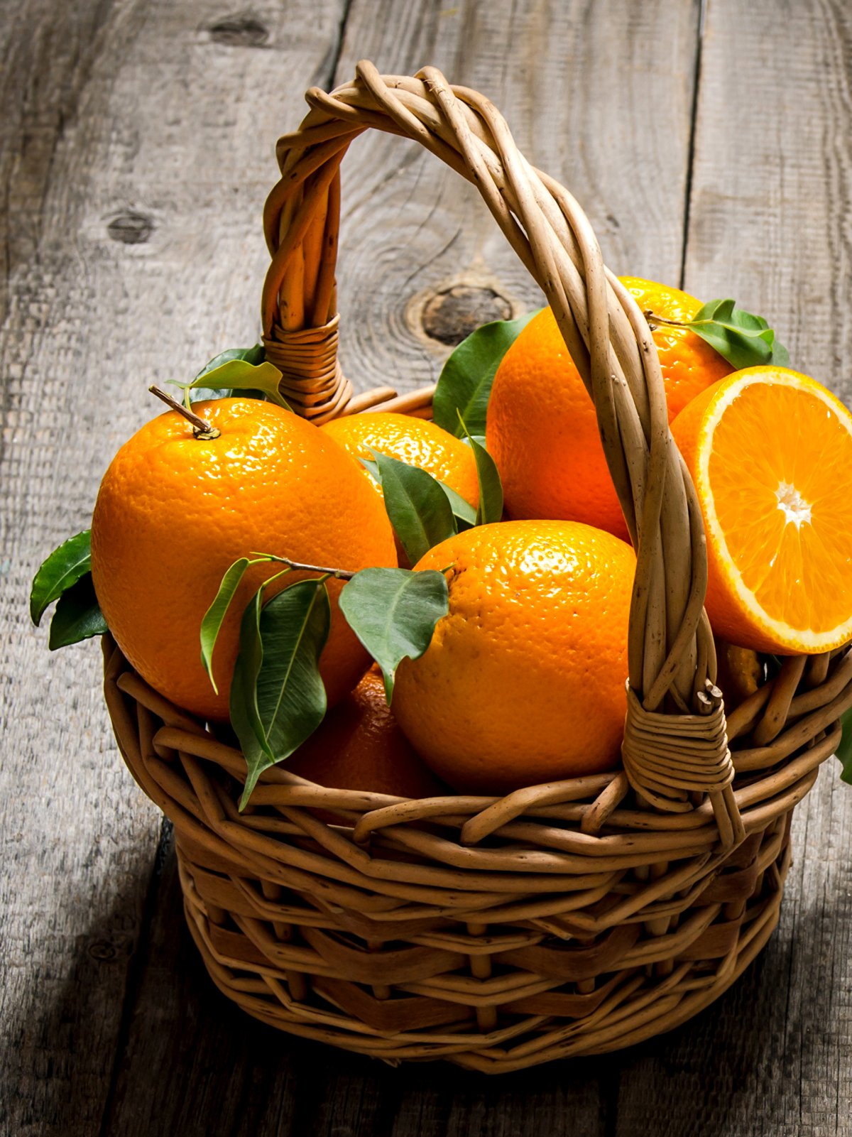 Апельсин и мандарин