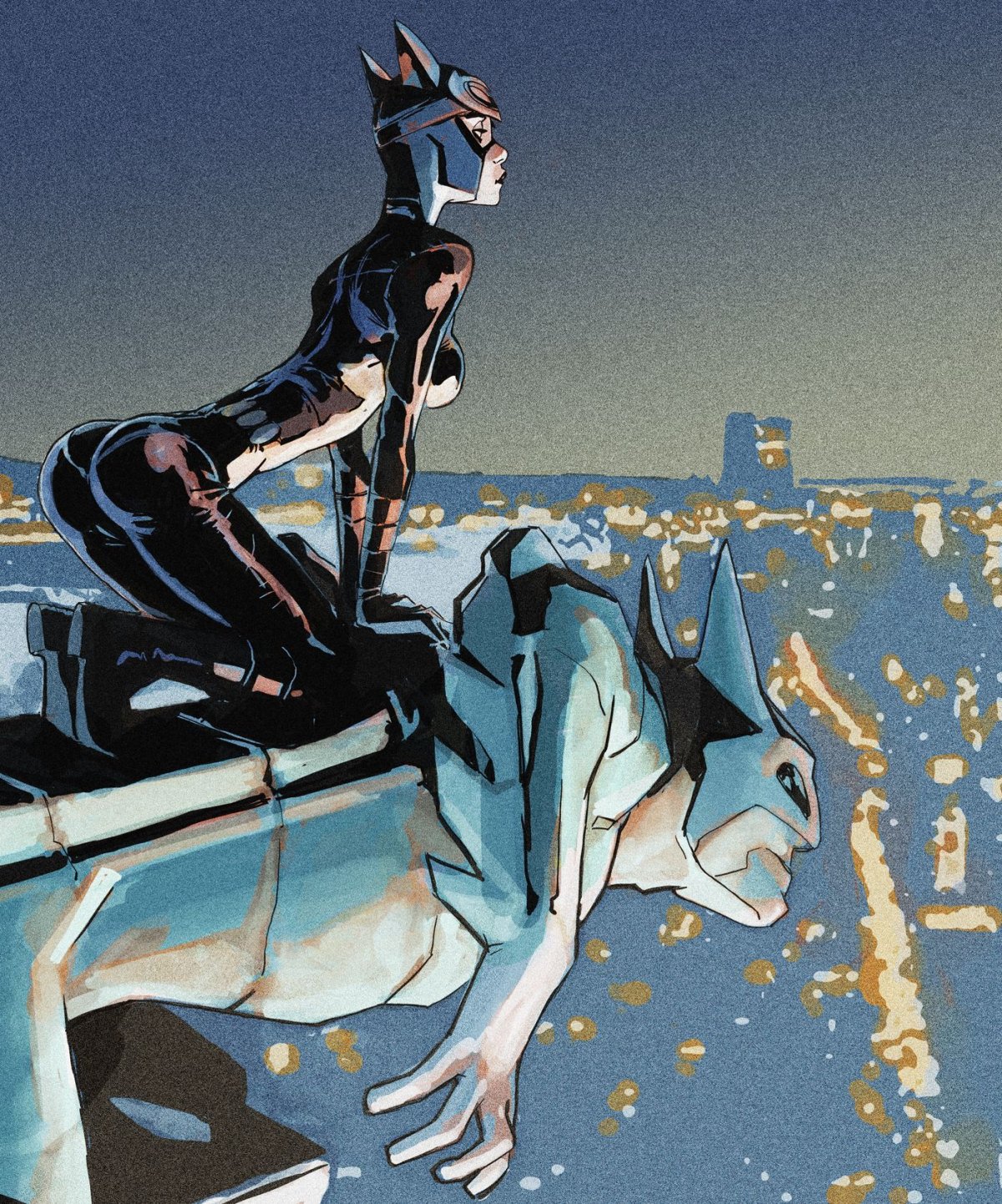 Женщина кошка комикс