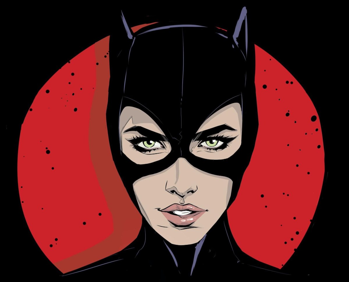 Женщина кошка арт