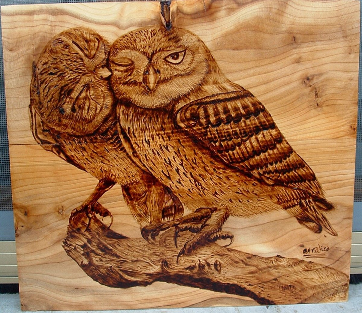 Совенок для выжигания