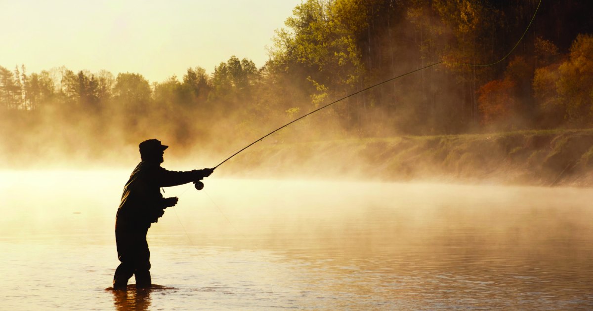 Фон для презентации рыбалка