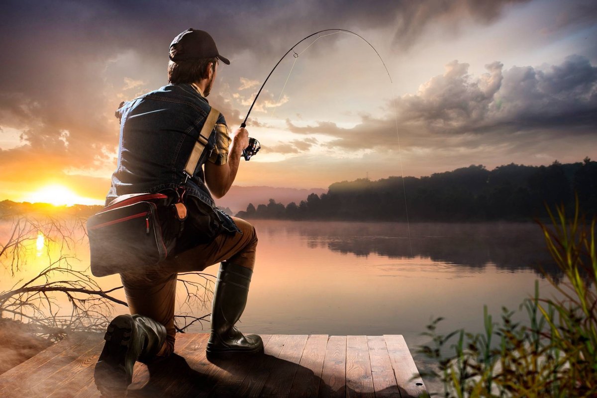 Мужик с удочкой