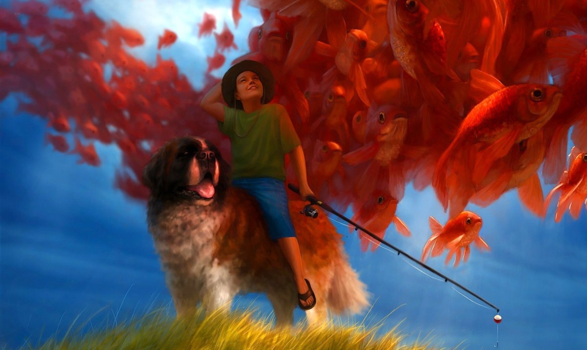 Рыбалка картина