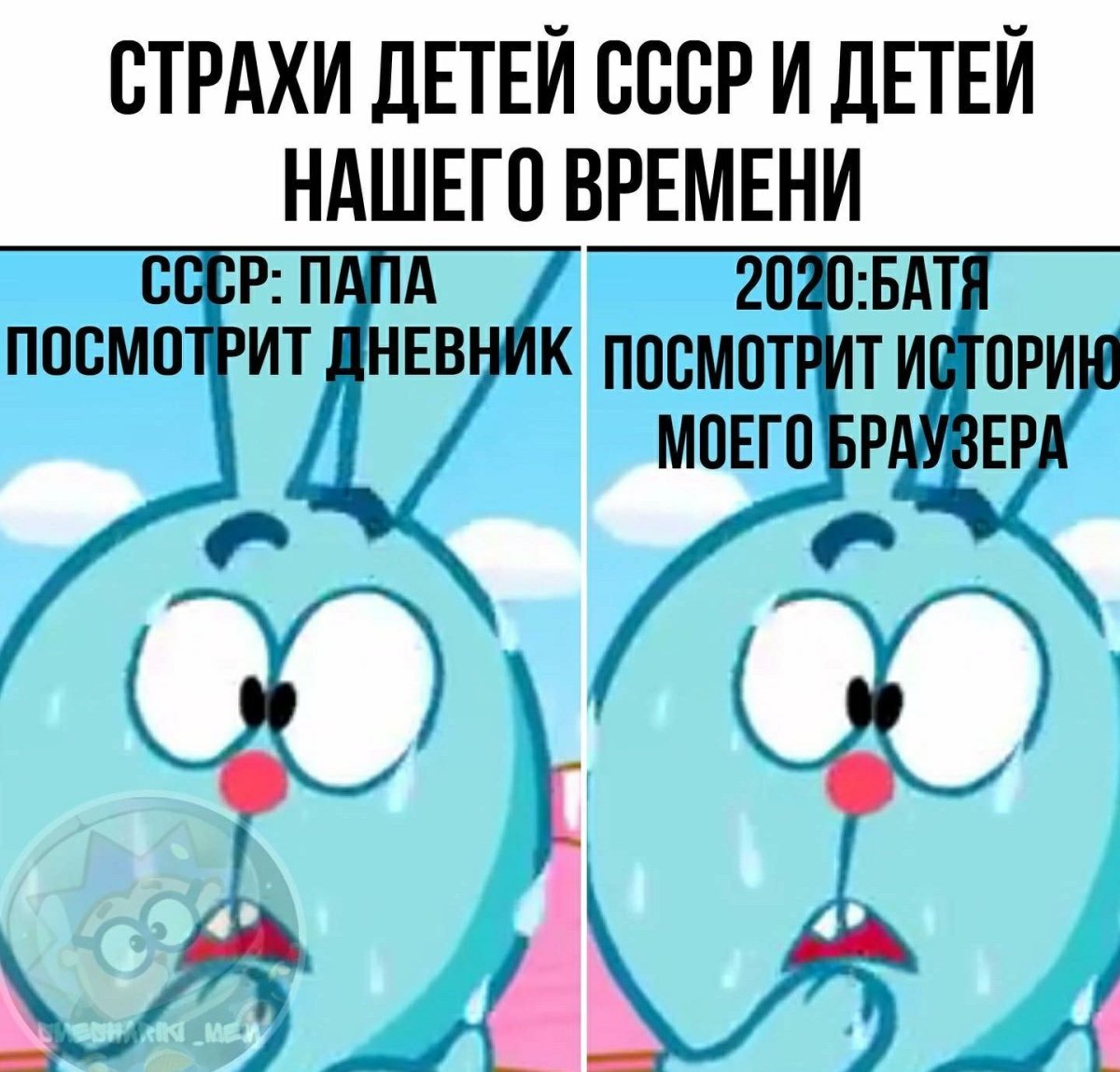 Мемы про смешариков