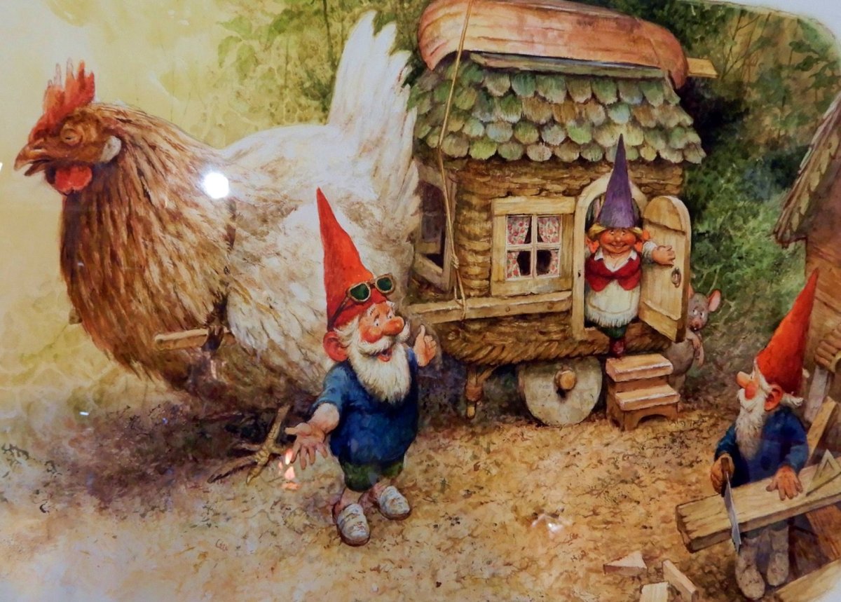 Rien Poortvliet картины Гномы