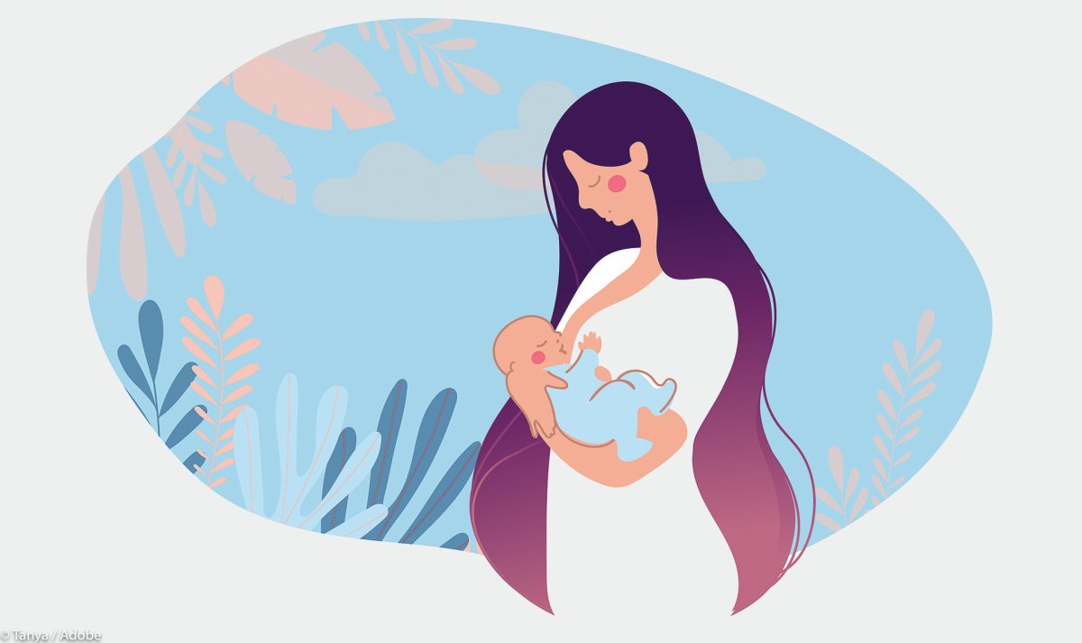 Грудное вскармливание иллюстрации