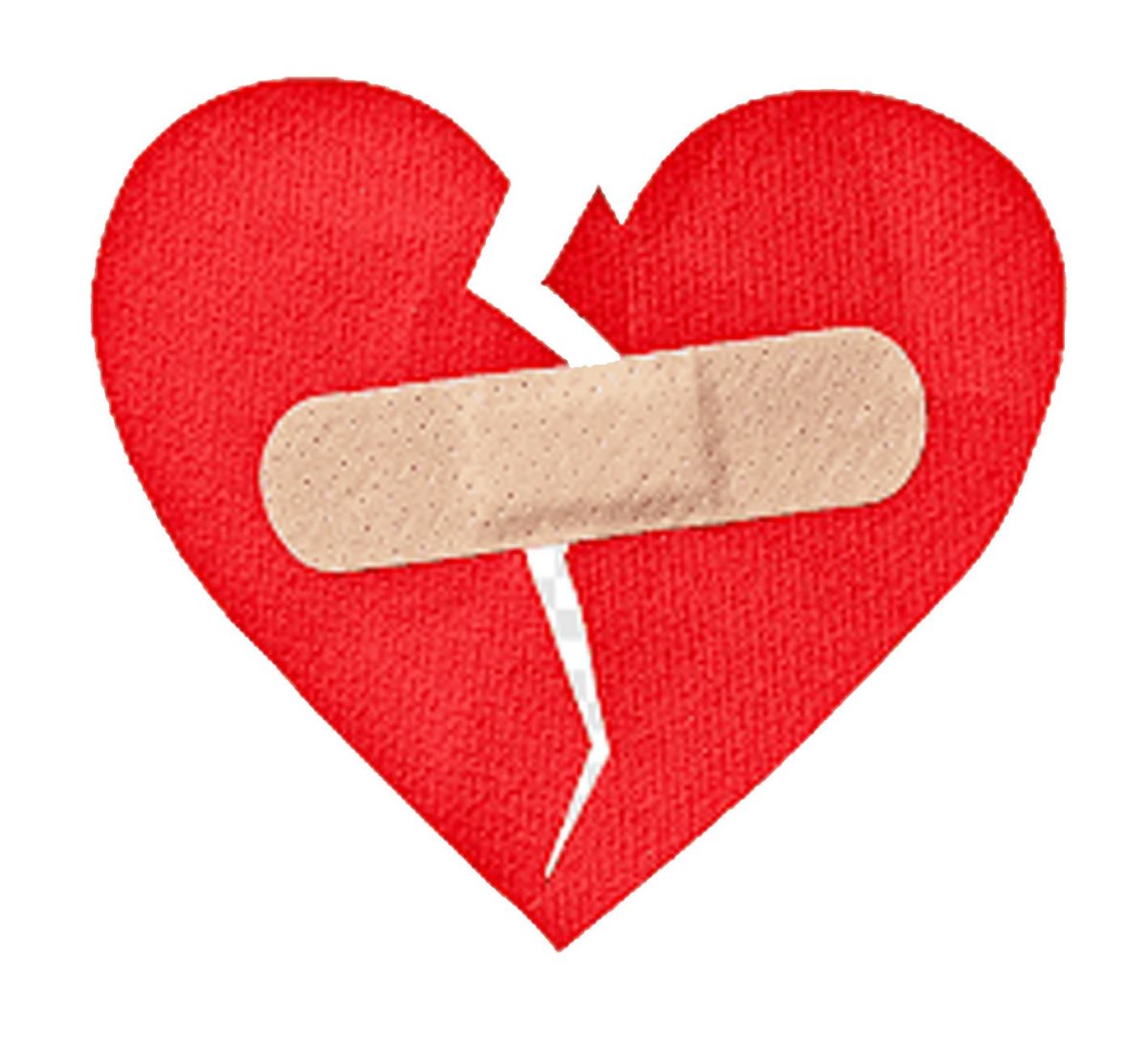 Сердце заклеенное пластырем