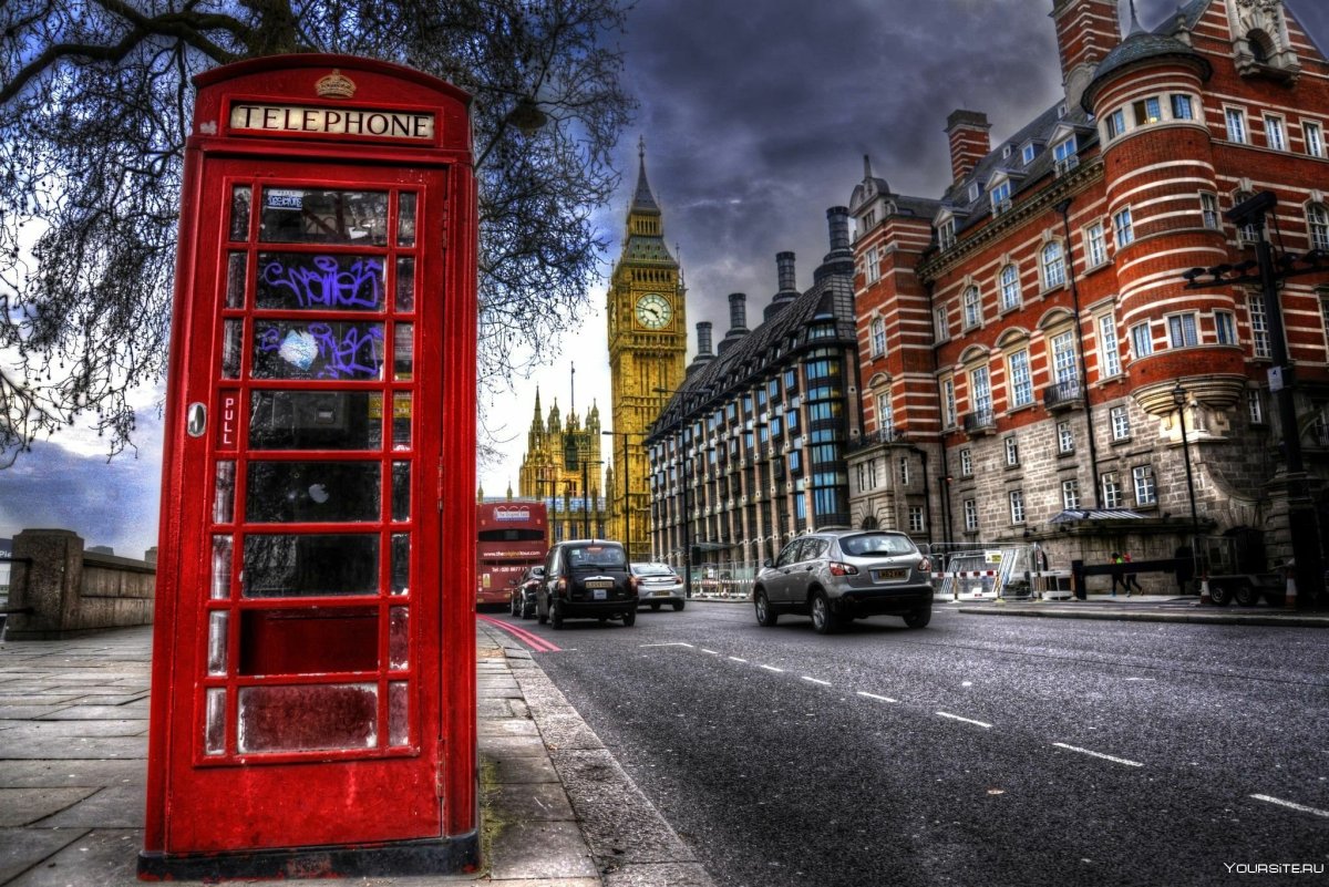 Лондон будка Биг Бен