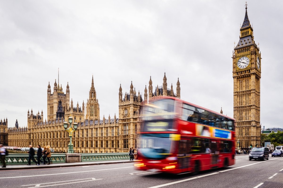 Лондон автобус Биг Бен