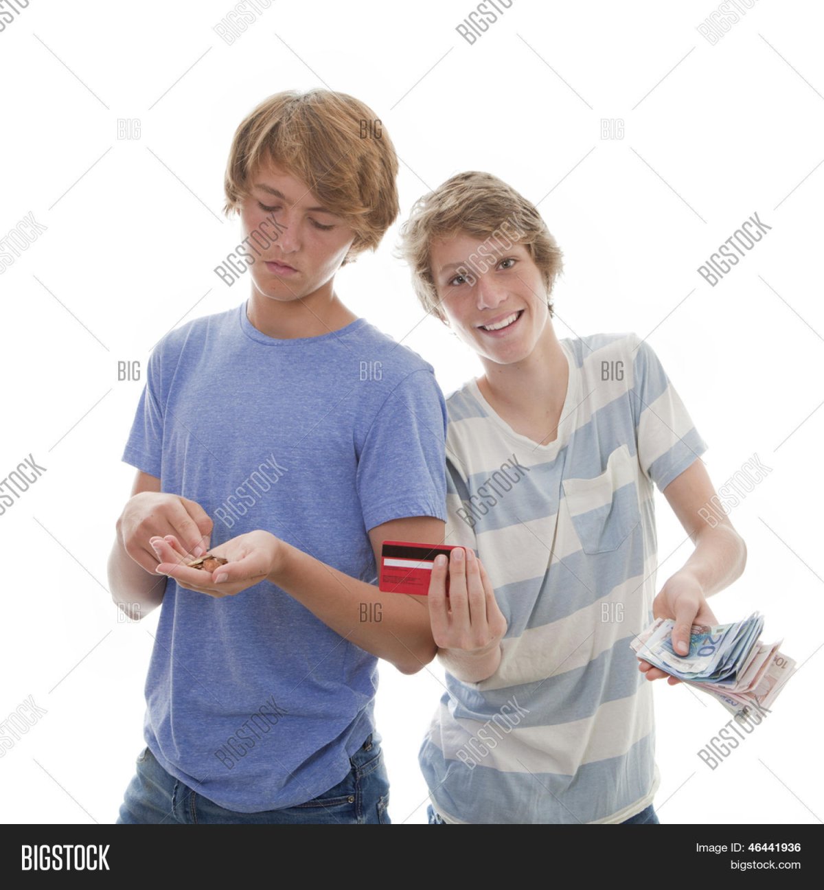 Подросток с деньгами