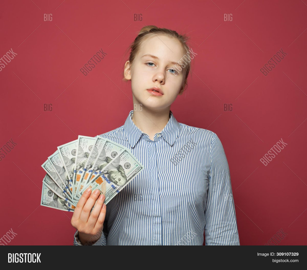 Фотосессия с деньгами для подростков