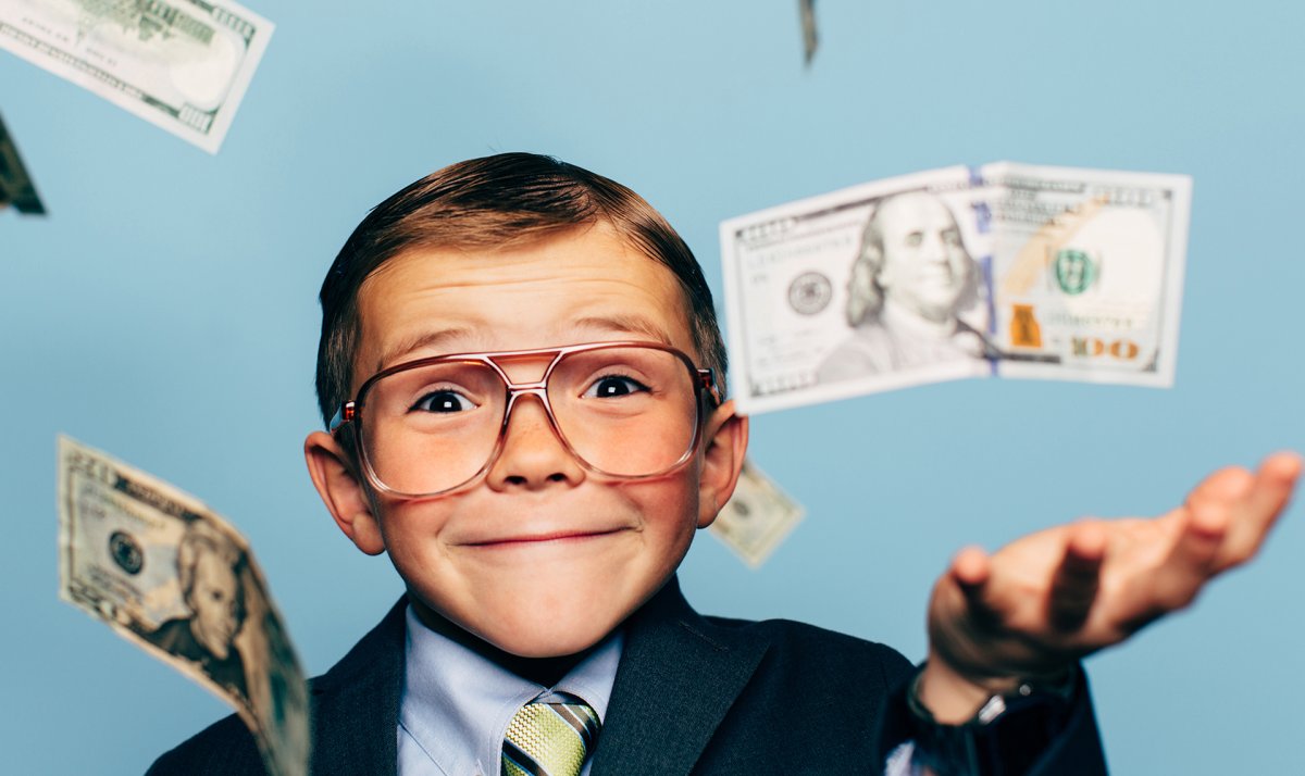 Радостные студенты