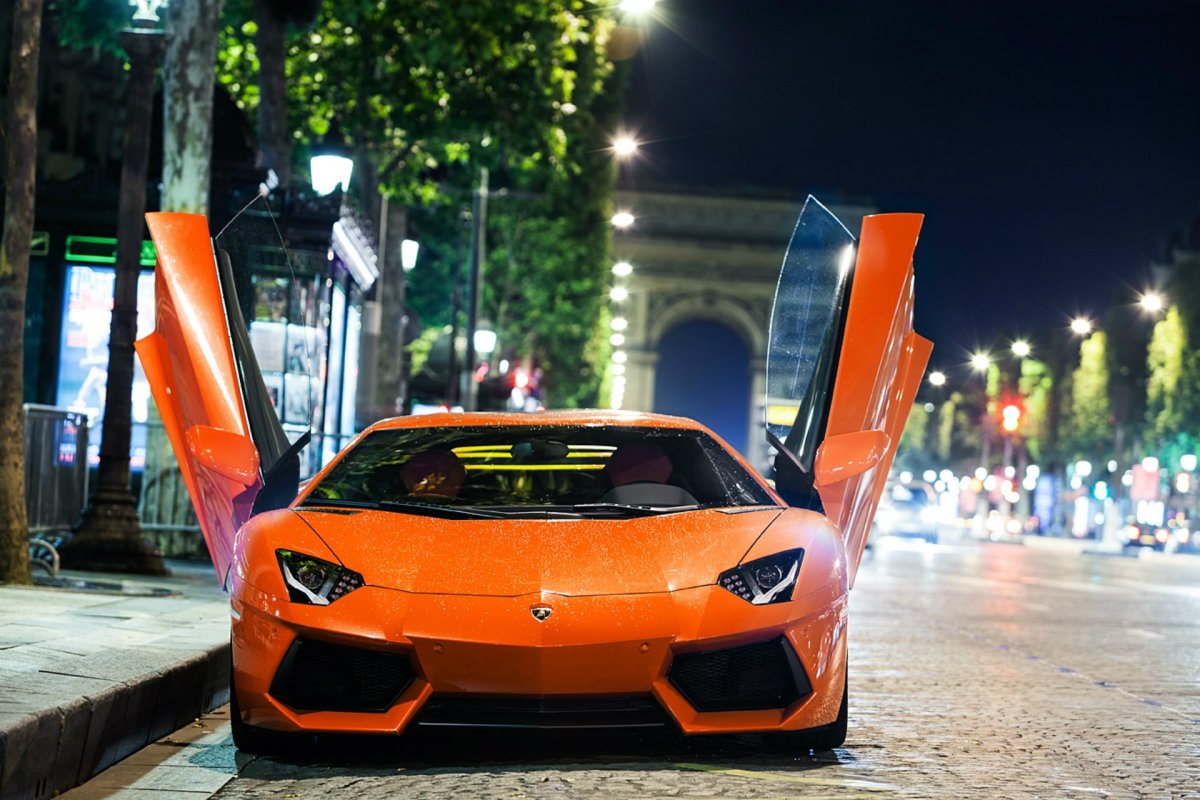 Машина Ламборджини авентадор s