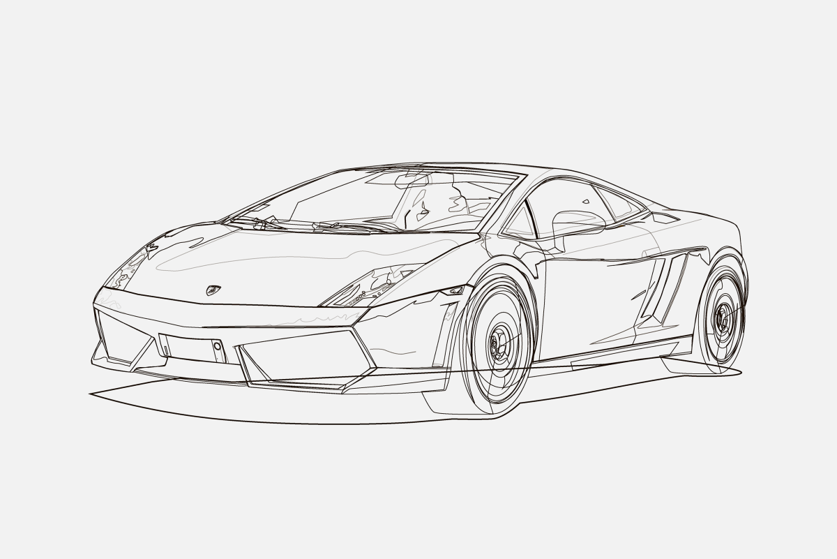 Ламборгини вектор