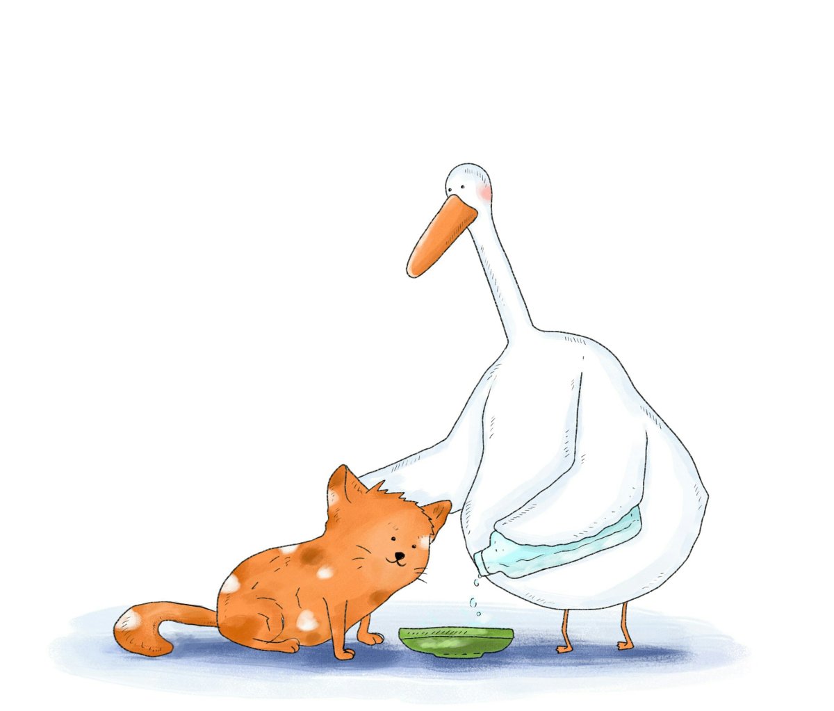 Гусь смешные картинки