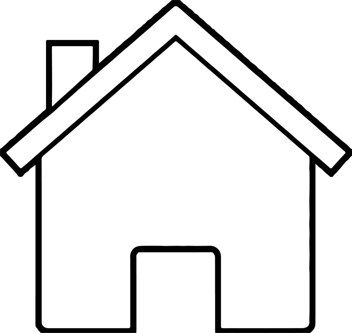 Домик черно белый для детей