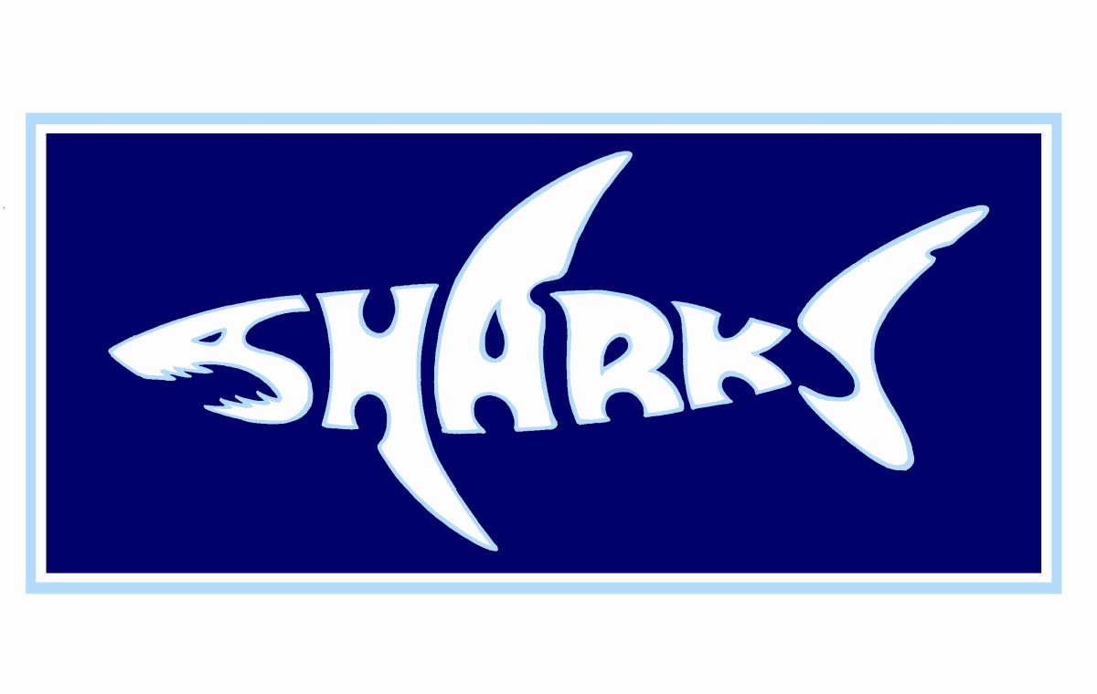 Тёмная акула мультяшная