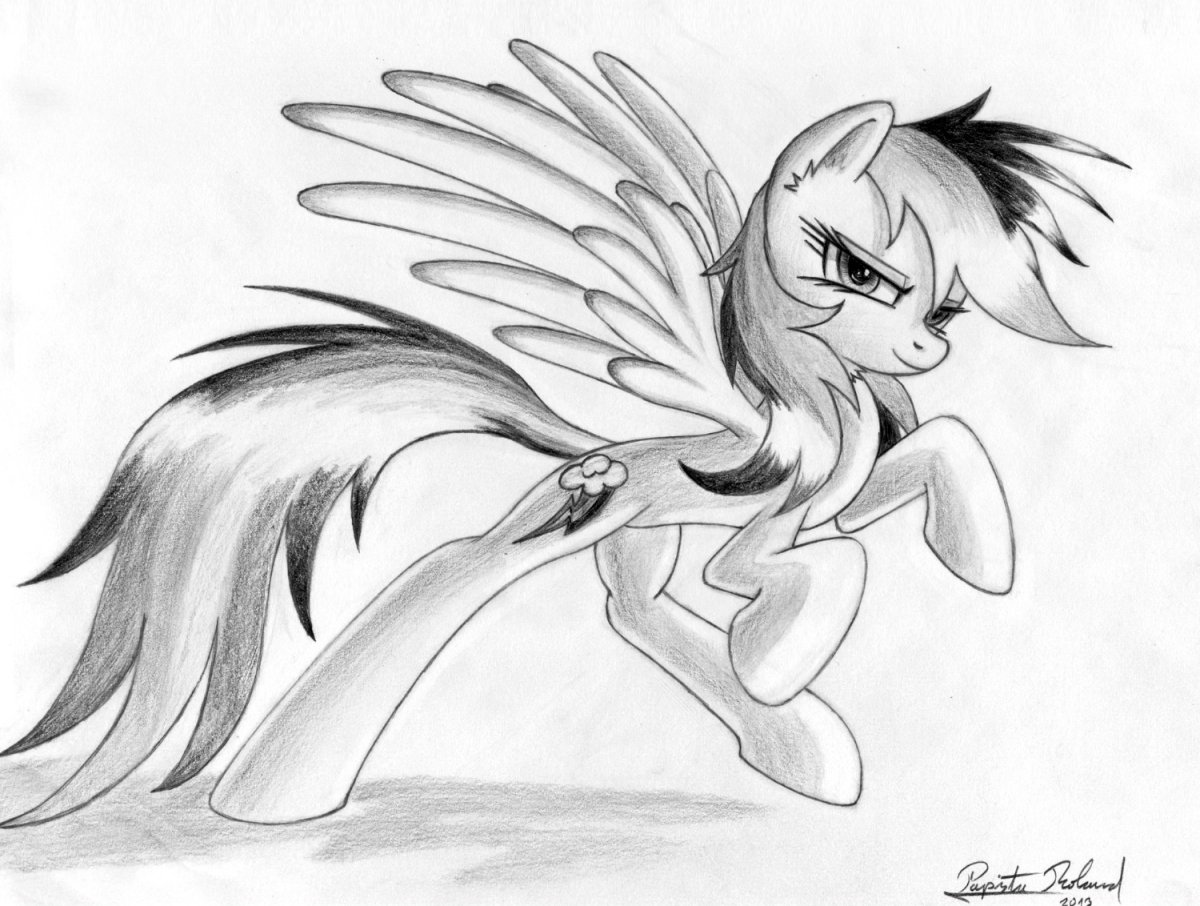 Картинки для срисовки пони