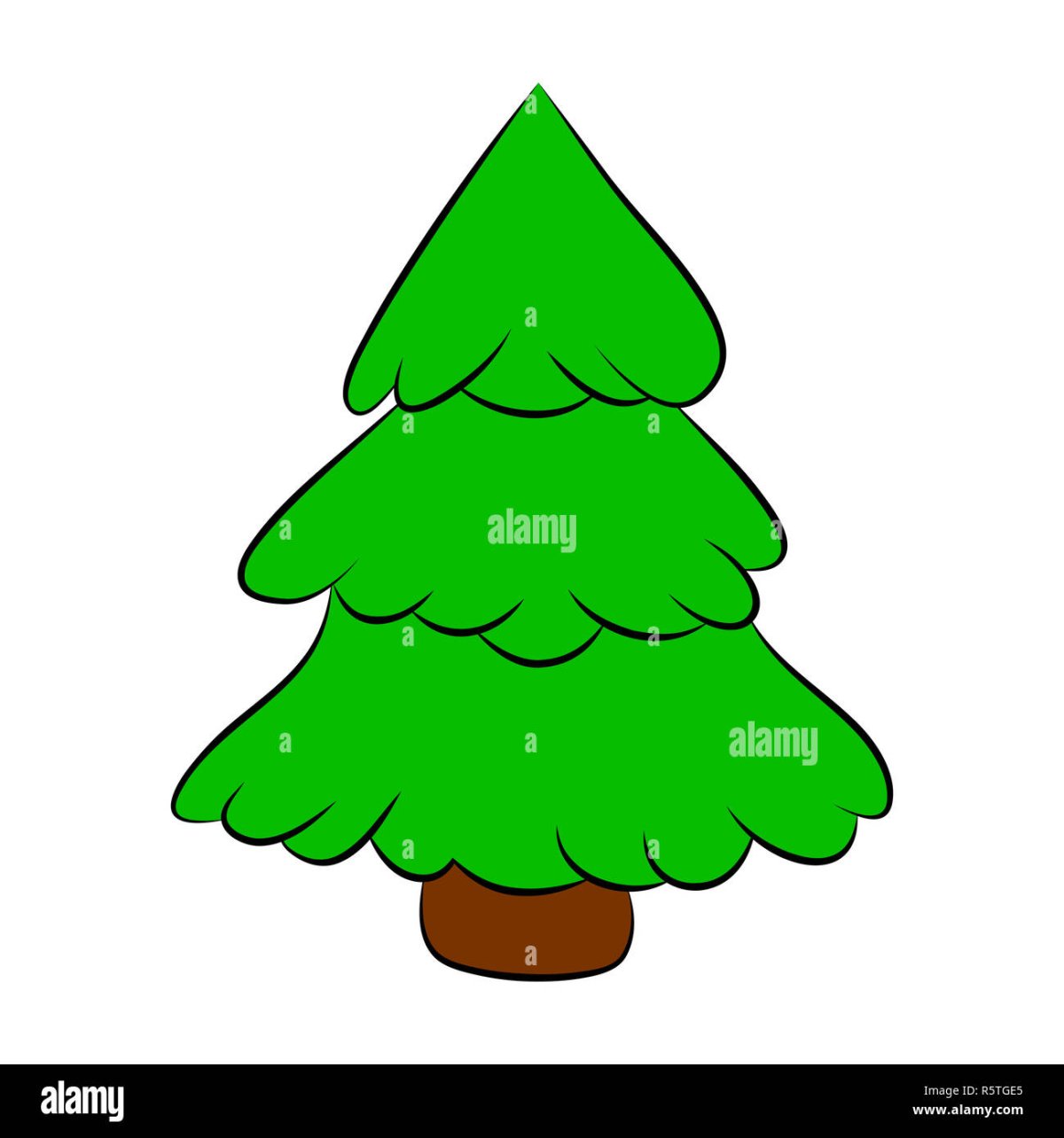 Елочка на шкафчик в детском саду