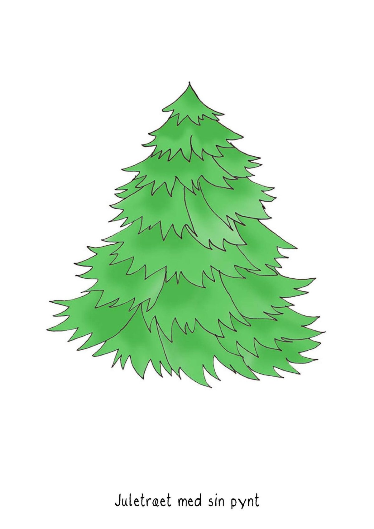 Елочки зеленые для детей