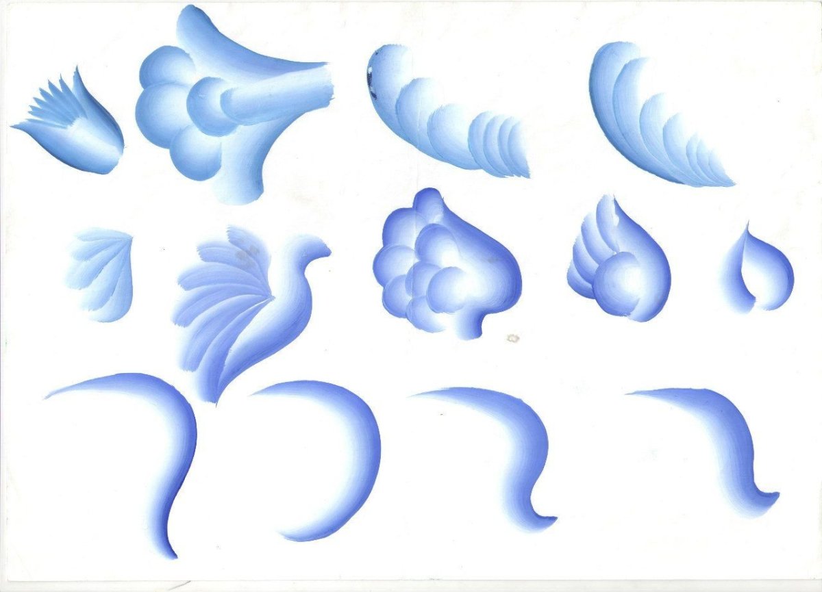 Фотозона Гжель