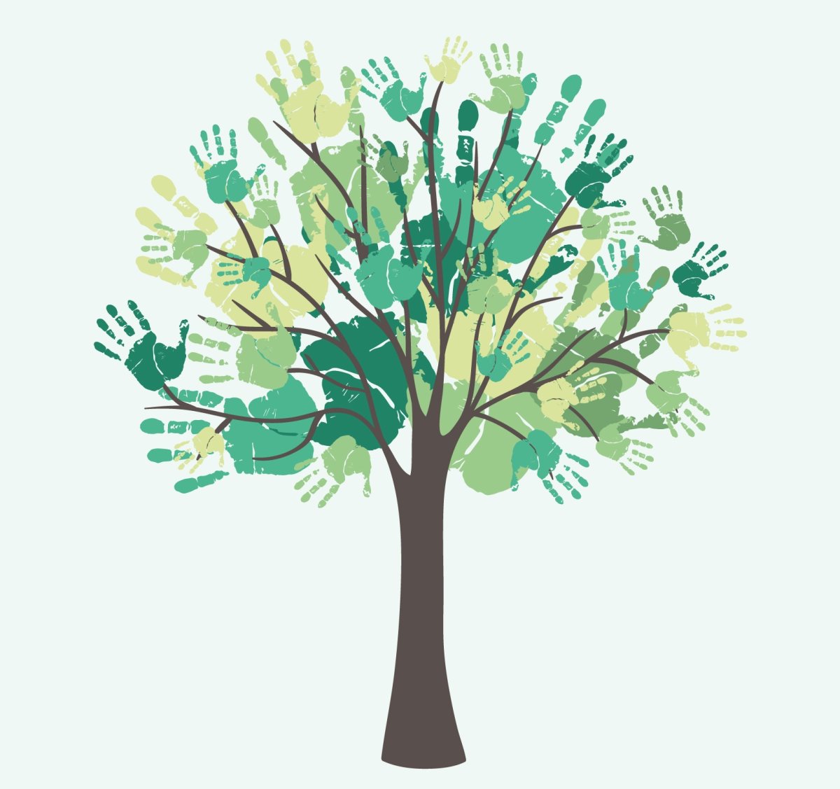 Ладонь из дерева