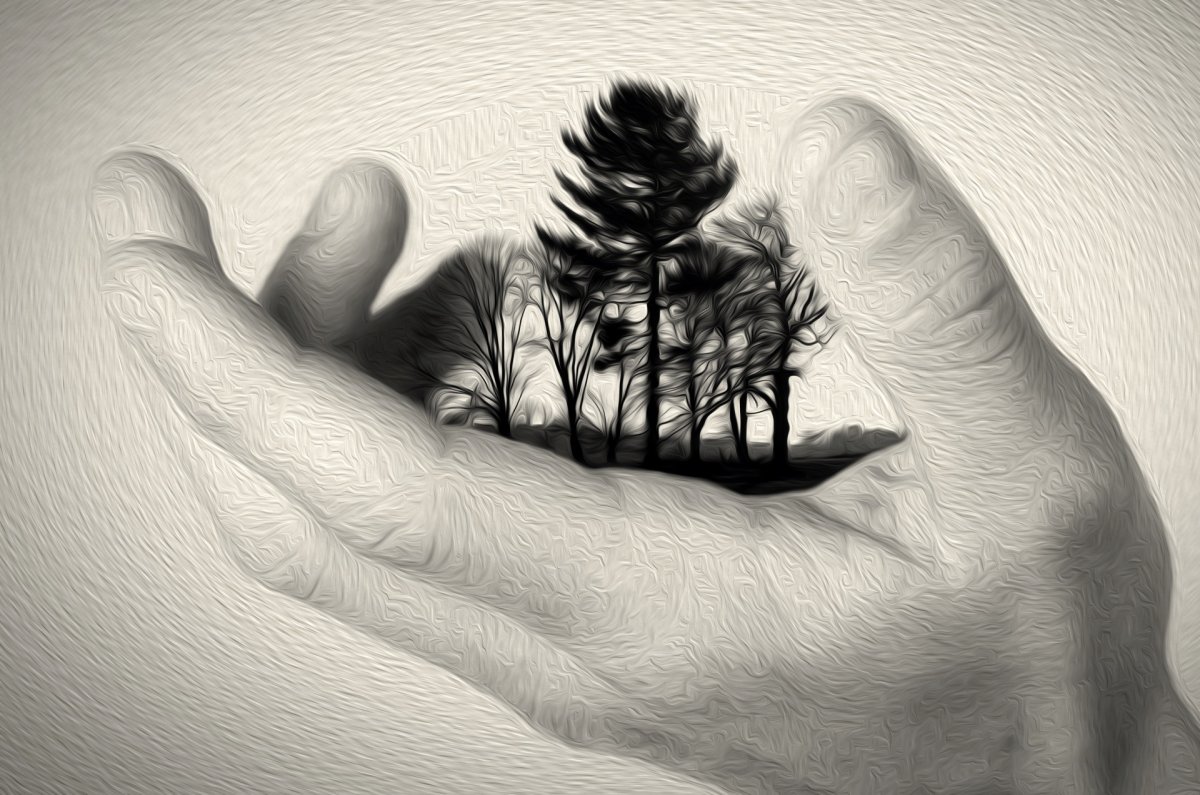 Ладонь рисунок