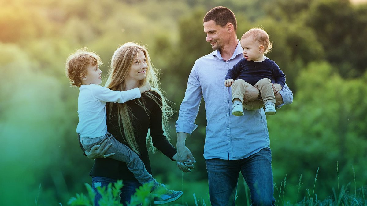 Семья с мальчиком