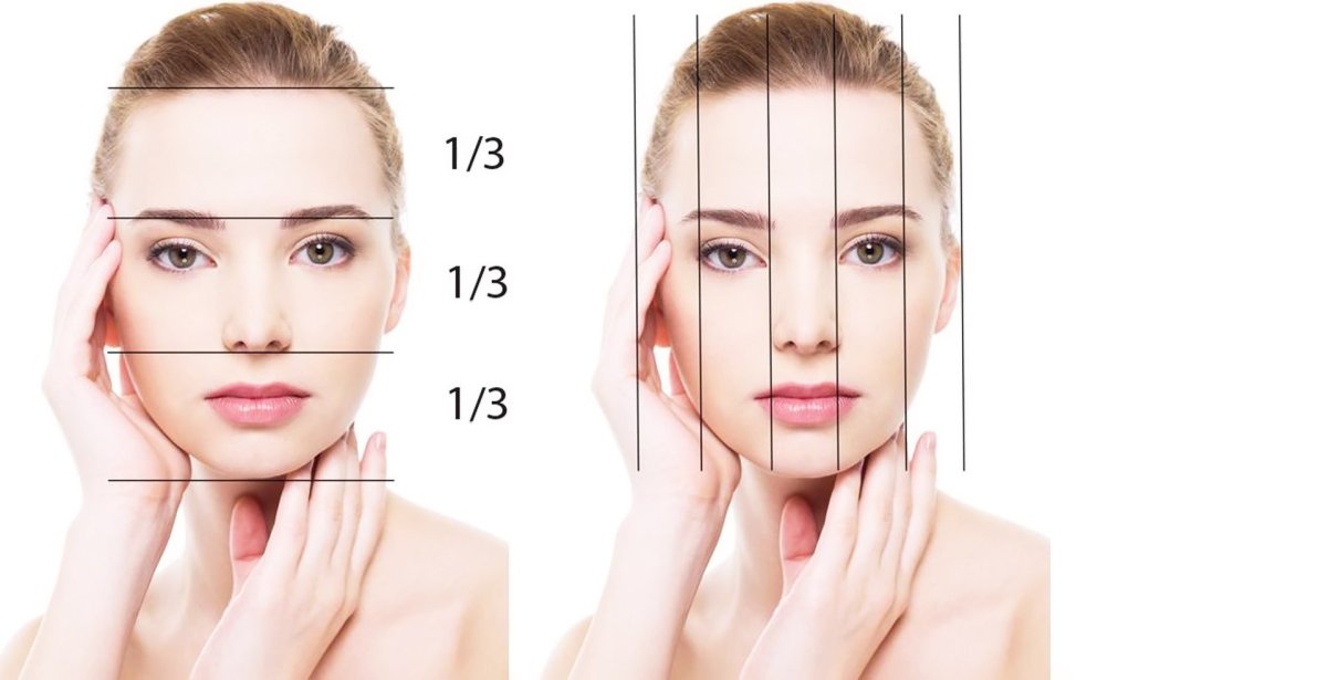 Идеальные брови схема