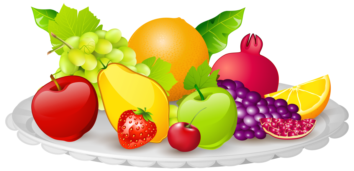 Фрукты мультяшный