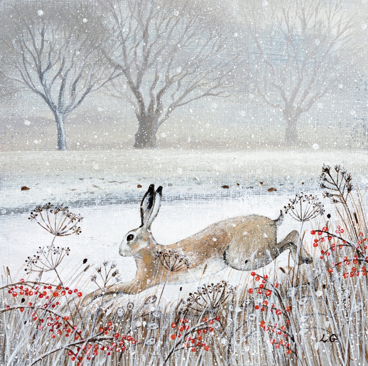 Люси Гроссмит картины зима