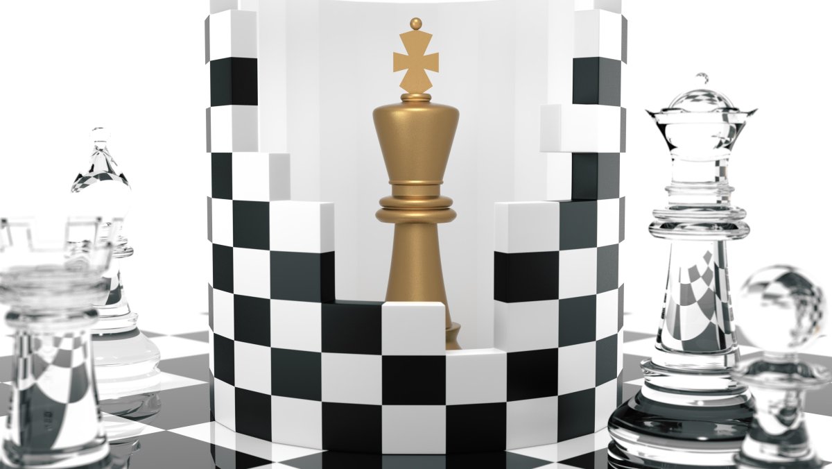 Король на шахматной доске
