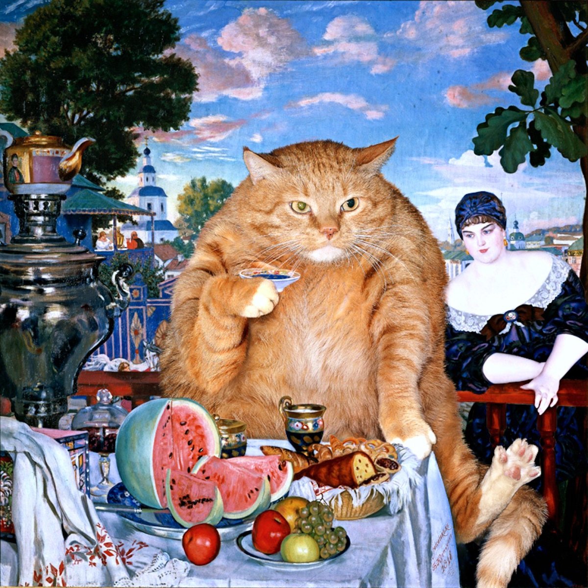 Толстый рыжий