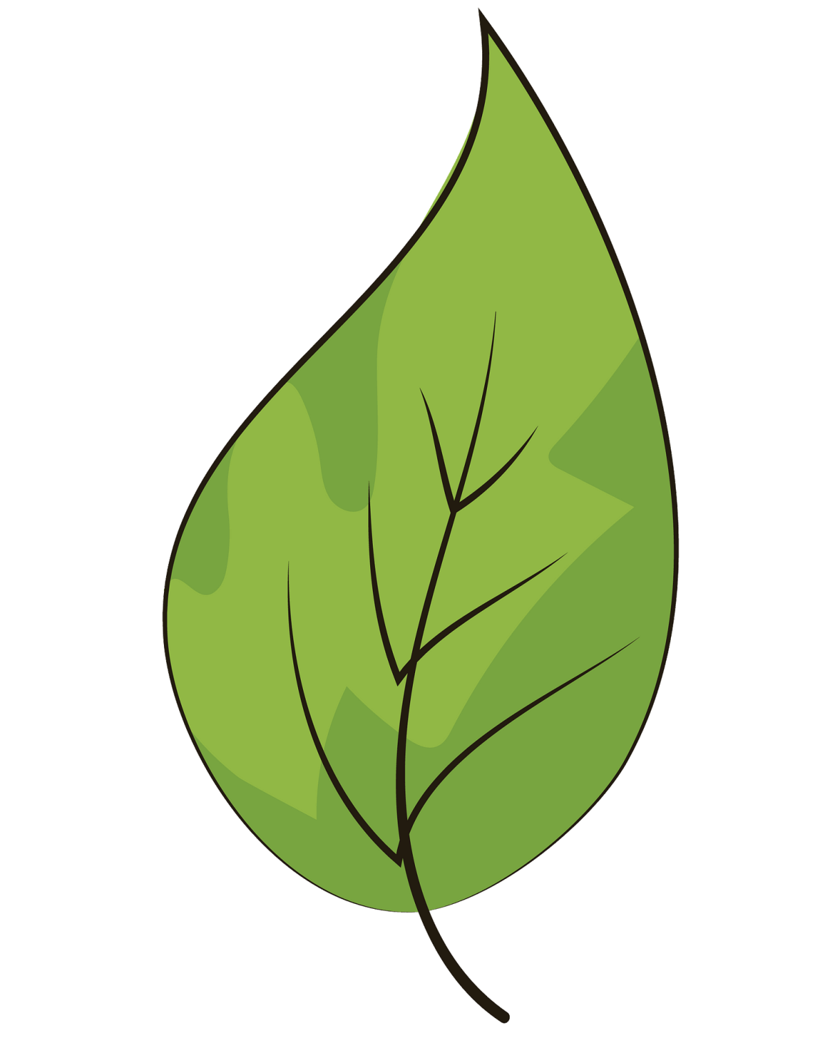 Листик рисунок