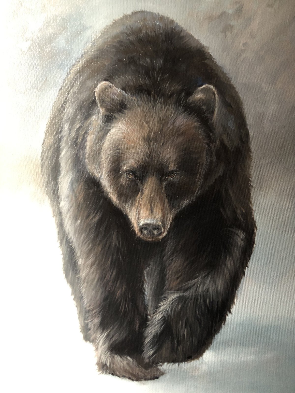 Медведь идет