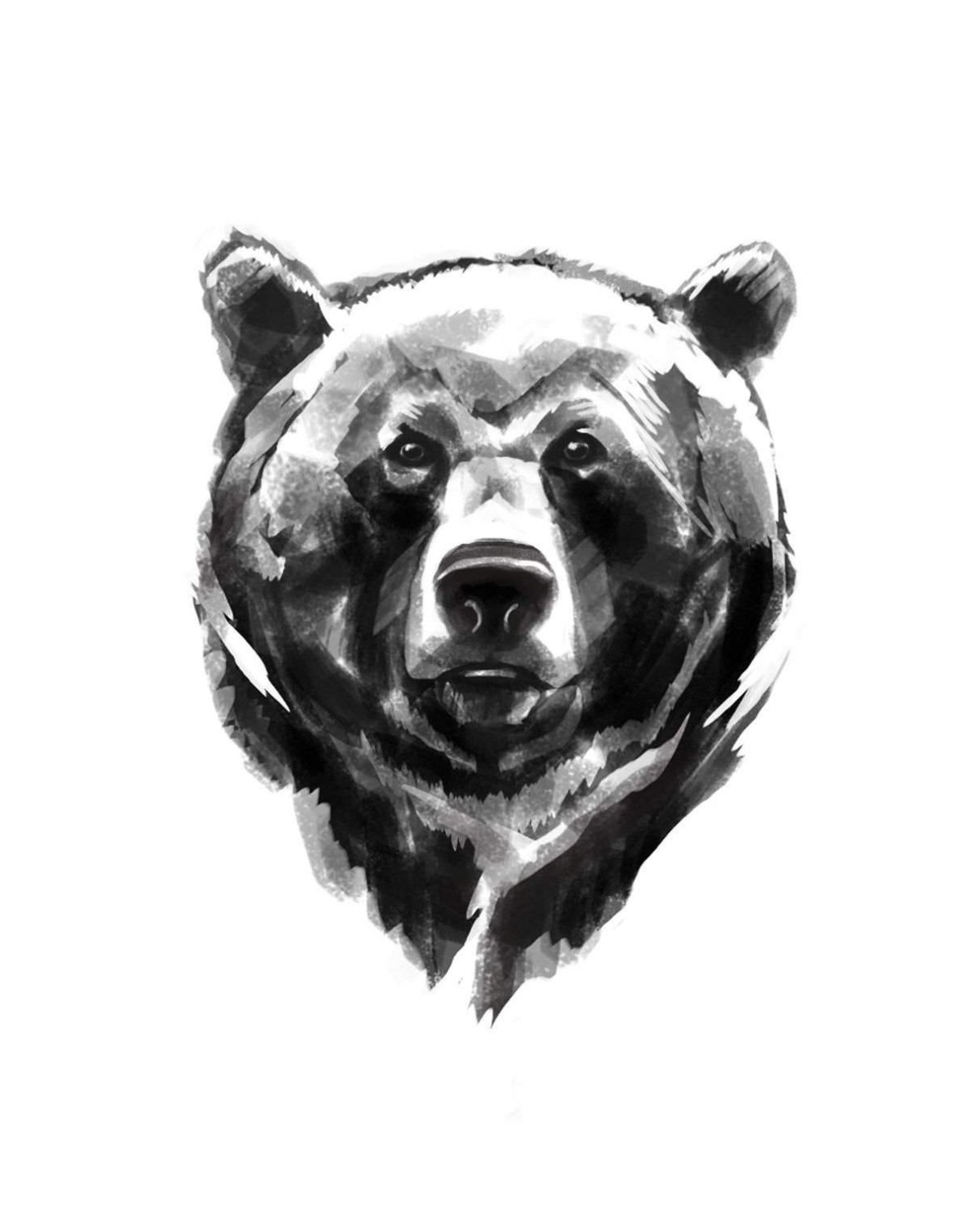 Поп арт медведь